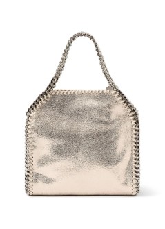 stella mccartney crossbody womanfalabella mini bag eco shiny dotted chamois w/palladium col - 371223wp0301 5910