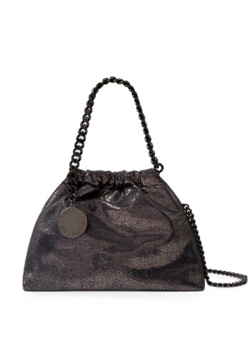 stella mccartney handbag womanfalabella mini drawstring bag eco shiny dotted chamois w/da - 7b0144wp0489 4018