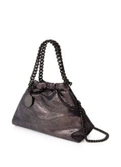 stella mccartney handbag womanfalabella mini drawstring bag eco shiny dotted chamois w/da - 7b0144wp0489 4018