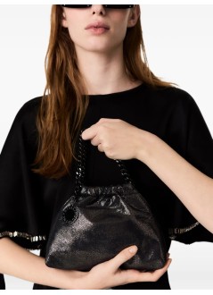 stella mccartney handbag womanfalabella mini drawstring bag eco shiny dotted chamois w/da - 7b0144wp0489 4018