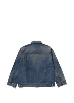 bape outerwear mancolor stone denim jacket m - 1l80140002 indigo