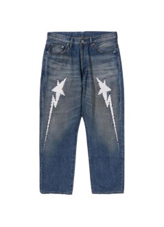bape pantalon jeans hombre color stone 13 oz denim pants m - 1l80150002 indigo