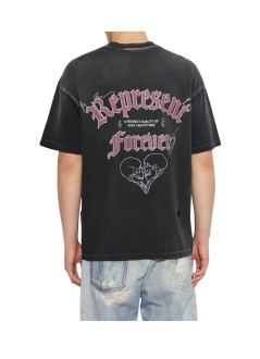 represent t-shirt manduality tee - mlm101189 washed black