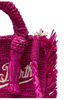 mc2 handbag womanvanity mini raffia fringes - vami017 00453l
