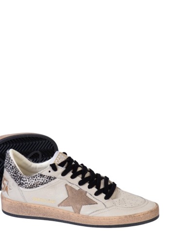 golden goose sneaker womanballstar nappa upper toe and spur horsy collar suede star - gwf01105f008700 12521 2