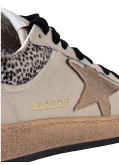 golden goose sneaker womanballstar nappa upper toe and spur horsy collar suede star - gwf01105f008700 12521