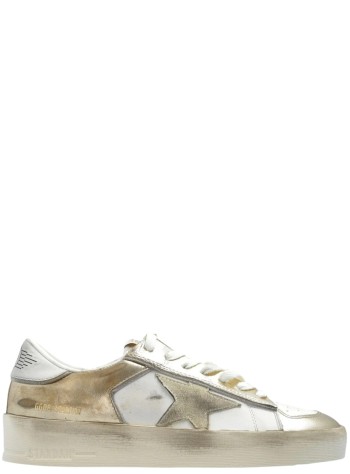 golden goose sneaker womanstardan suede and laminated leather upper suede star lamina - gwf00333f007536 12281
