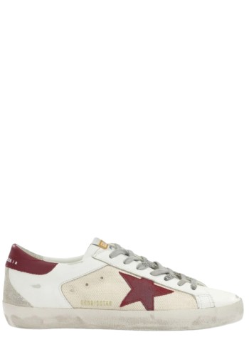 golden goose sneaker mansuper-star net and leather upper leather toe tongue and hee - gmf00104f008726 15984