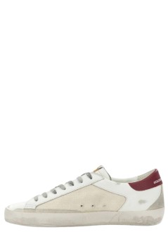 golden goose sneaker mansuper-star net and leather upper leather toe tongue and hee - gmf00104f008726 15984