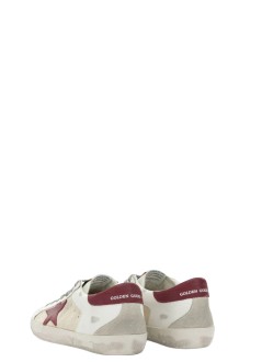 golden goose sneaker mansuper-star net and leather upper leather toe tongue and hee - gmf00104f008726 15984