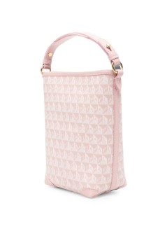 anya hindmarch crossbody mujer i am a plastic bag mini bucket in recycled canvas with silk - 5050925208581 shell pink