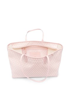 anya hindmarch handbag mujer i am a plastic bag  zipped tote in recycled canvas with  si - 5050925208598 shell pink