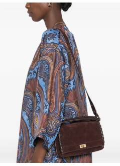 anya hindmarch crossbody mujer mortimer crossbody in reverse suede - 5050925207294 grape