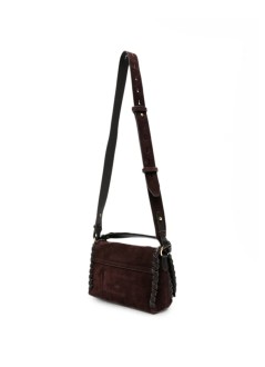 anya hindmarch crossbody mujer mortimer crossbody in reverse suede - 5050925207294 grape