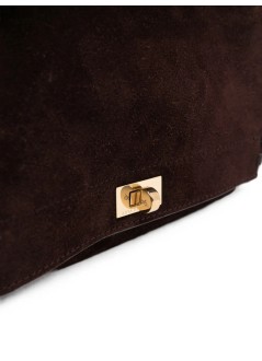 anya hindmarch crossbody mujer mortimer crossbody in reverse suede - 5050925207294 grape