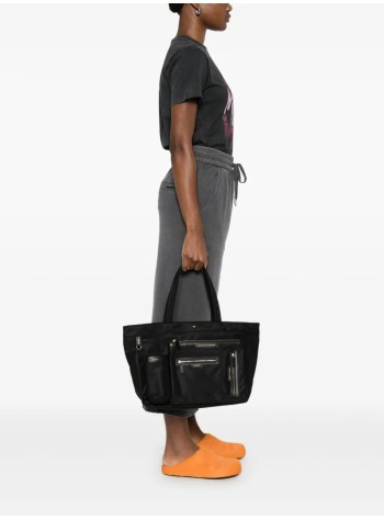 anya hindmarch handbag mujer e/w tote multi pocket in econyl® regenerated nylon - 5050925193467 black 2