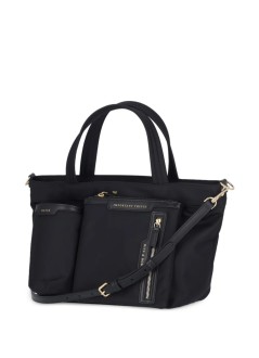 anya hindmarch handbag mujer multi pocket e/w tote mini in econyl® regenerated nylon - 5050925193474 black