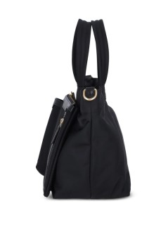 anya hindmarch handbag mujer multi pocket e/w tote mini in econyl® regenerated nylon - 5050925193474 black