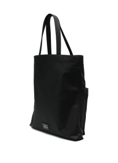 anya hindmarch crossbody mujer tote eyes in econyl® regenerated nylon - 5050925193580 black