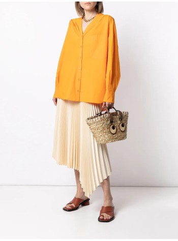 anya hindmarch handbag womansmall basket paper eyes in seagrass - 5050925155120 natural 2