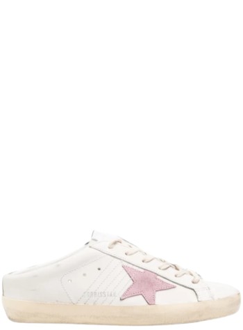 Super Star Sabot Leather Upper Suede Star