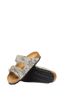 birkenstock sandalia mujer arizona print leve - 1033065 snake oyster