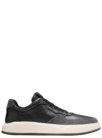 cole haan sneaker mangrandpro crossover sneaker - c34905 black dark pavement ivory