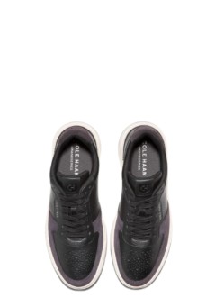 cole haan sneaker mangrandpro crossover sneaker - c34905 black dark pavement ivory