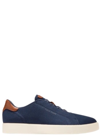 cole haan sneaker mangrandpro luxe slip-on stitchlite sneaker - c44795 navy blazer ch british tan ivory