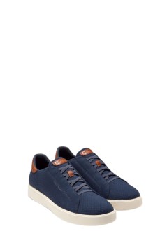 cole haan sneaker mangrandpro luxe slip-on stitchlite sneaker - c44795 navy blazer ch british tan ivory
