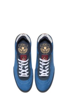 cole haan sneaker mangrandpro turf 2.0 - c44812 true blue nubuck navy blazer suede white
