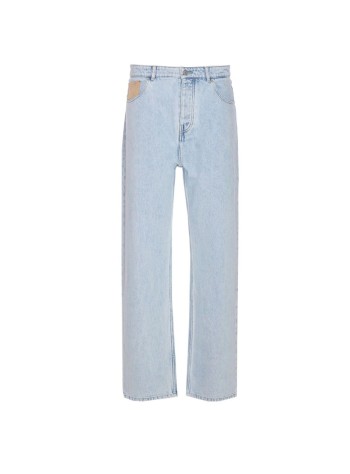drôle de monsieur pantalon jeans hombre washed jeans - permbp199co123lbe light blue