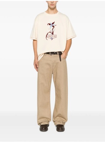 drôle de monsieur camiseta hombre drôle iris t-shirt - lts331co248lbg light beige 2
