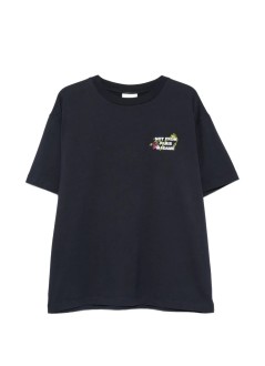 drôle de monsieur camiseta hombre vine embroidered slogan t-shirt - lts327co248ny navy
