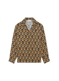 drôle de monsieur camiseria hombre long sleeve baroque grapes shirt - lsh234vi038mc multicolor