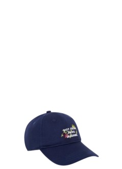 drôle de monsieur gorras hombre vine embroidered slogan cap - lcp206co138ny navy