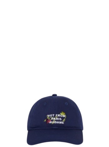 drôle de monsieur gorras hombre vine embroidered slogan cap - lcp206co138ny navy 2