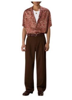 drôle de monsieur camiseria hombre viscose grapes shirt - lsh230vi037wn wine