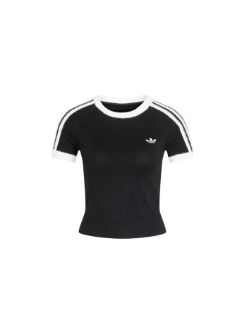adidas originals top womanknit tee - ks7375 black white