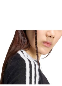 adidas originals top womanknit tee - ks7375 black white