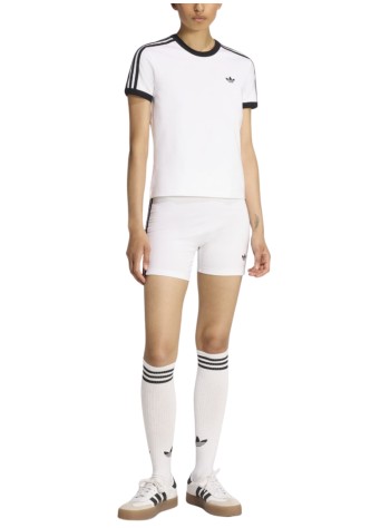 adidas originals top woman3s tee slim - kd3683 white black 2