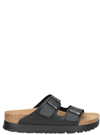 birkenstock planas mujer arizona platform flex bf black veg - 1027395 black