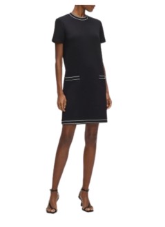 karl lagerfeld vestido mujer logo jersey dress - b3w13031 999