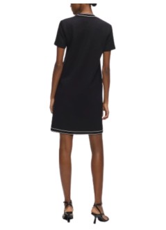 karl lagerfeld vestido mujer logo jersey dress - b3w13031 999