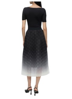 karl lagerfeld skirt womanpleated mesh skirt - b3w12005 a45