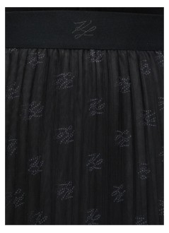 karl lagerfeld skirt womanpleated mesh skirt - b3w12005 a45