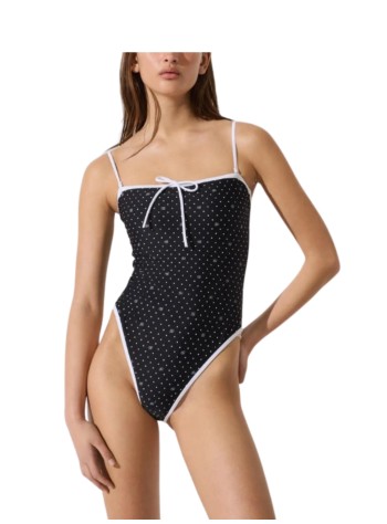 karl lagerfeld bañador mujer kl polka dot cheeky ss - b3w46018 b32 2
