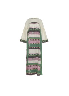 devotion twins vestido mujer vela - 026332g green pink r607