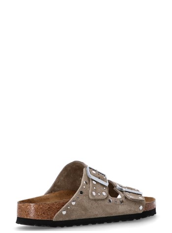 birkenstock sandalia mujer arizona rivet leve - f|1029390 taupe 2