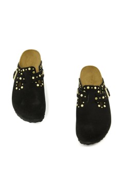 birkenstock zueco mujer boston rivet leve - f|1030491 black